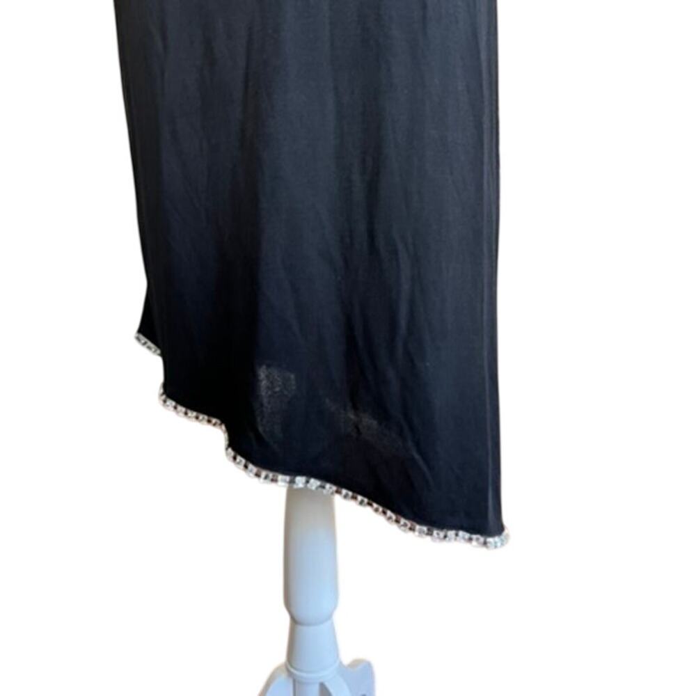 Vintage Morgan De Toi Mini Dress Rhinestone Detail Size S - Picture 6 of 9